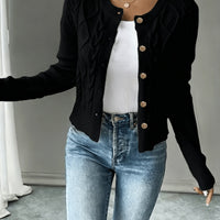 Madeline | Women's Cable Knit Cardigan for Autumn