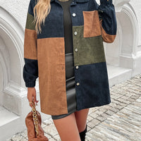 Erin | Colour-Block Women's Blouse for Everyday Layering
