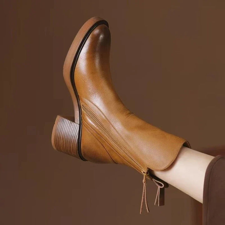Comfortable Women's Ankle Boots in Premium Leather