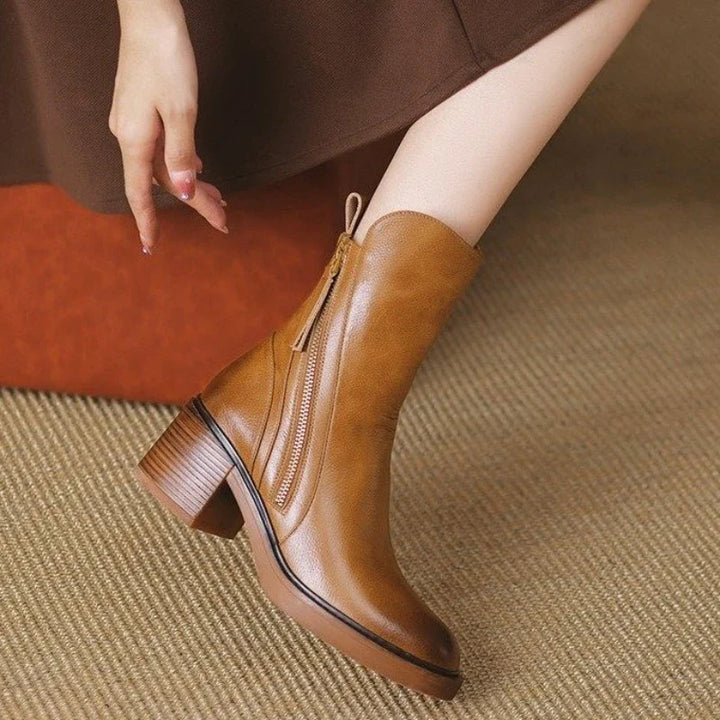Comfortable Women's Ankle Boots in Premium Leather (5)