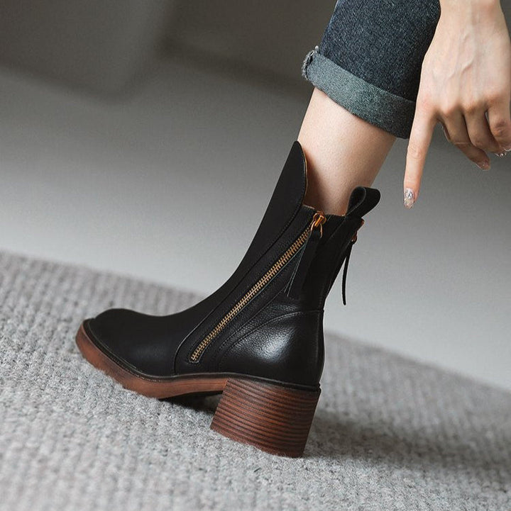 Comfortable Women's Ankle Boots in Premium Leather (7)