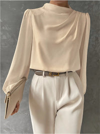 Zara | Women's Elegant Long-Sleeved Blouse