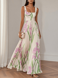 Lillian | Women's Floral Chiffon Maxi Dress for Weddings