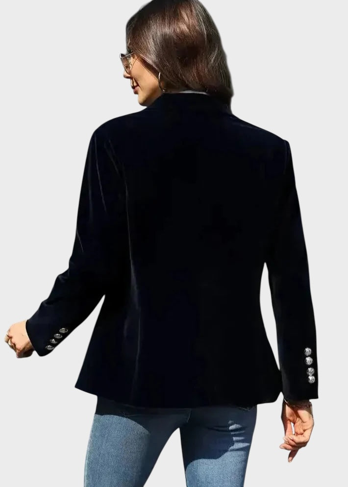 Damski elegancki klasyczny blazer (2)