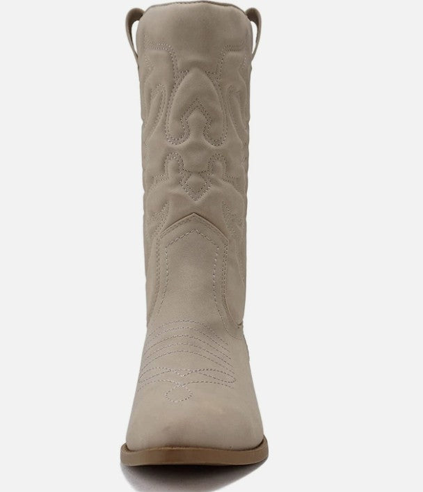 Damskie buty kowbojskie do kolan (4)