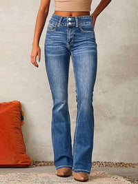 Jade | Women's High Waisted Wide Leg Jeans