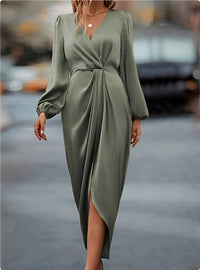 Cornelia | Women's Elegant Satin Dress for Weddings