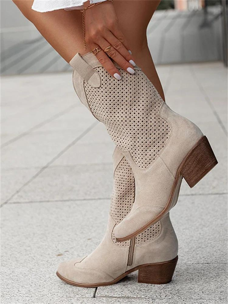 Eleganckie niskie damskie buty na każdy dzień w kolorze Khaki