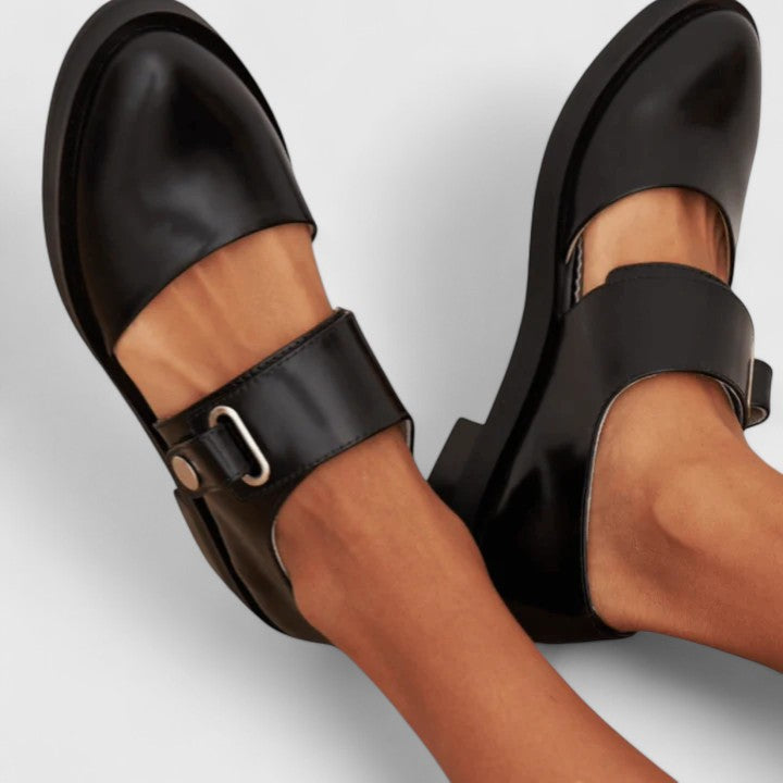 Eleganckie Ortopedyczne Mary Janes w kolorze Czarny