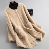Scarlett | Elegant Women's Winter Coat in Shearling