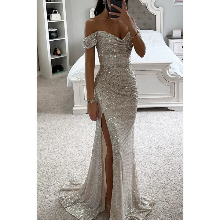 Evening Dress with Shimmering Sequins Lune (7)