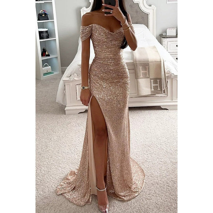 Evening Dress with Shimmering Sequins Lune (8)