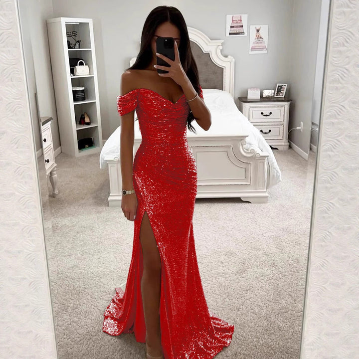 Evening Dress with Shimmering Sequins Lune (9)
