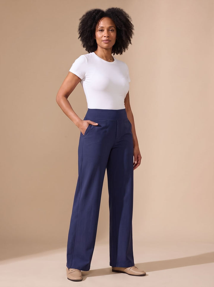 High-Waist Baggy Jeans for Women in Blue