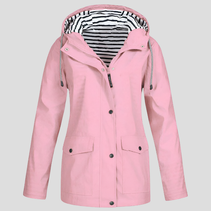 Insulated Waterproof Winter Coat for Women in Pink