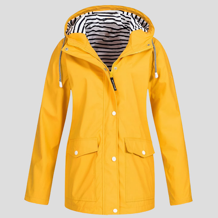 Insulated Waterproof Winter Coat for Women in Yellow