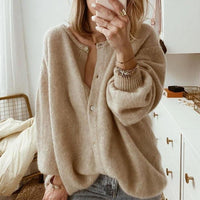 Phoebe | Ladies Autumn Cosy Jumper Cardigan
