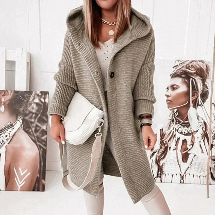 Long Cardigans for Women Autumn Warmth in Beige 1