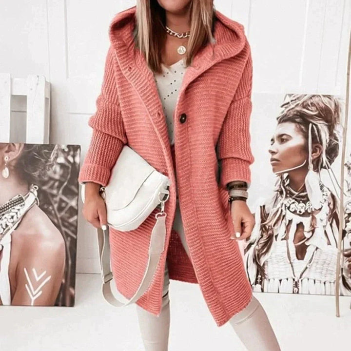 Long Cardigans for Women Autumn Warmth in Red
