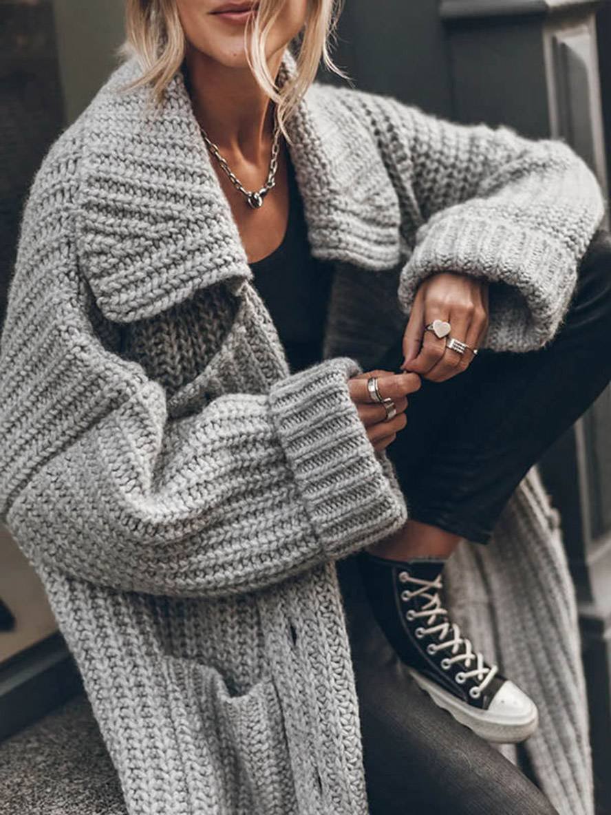 Long Cardigans for Women in Ribbed Knit (5)