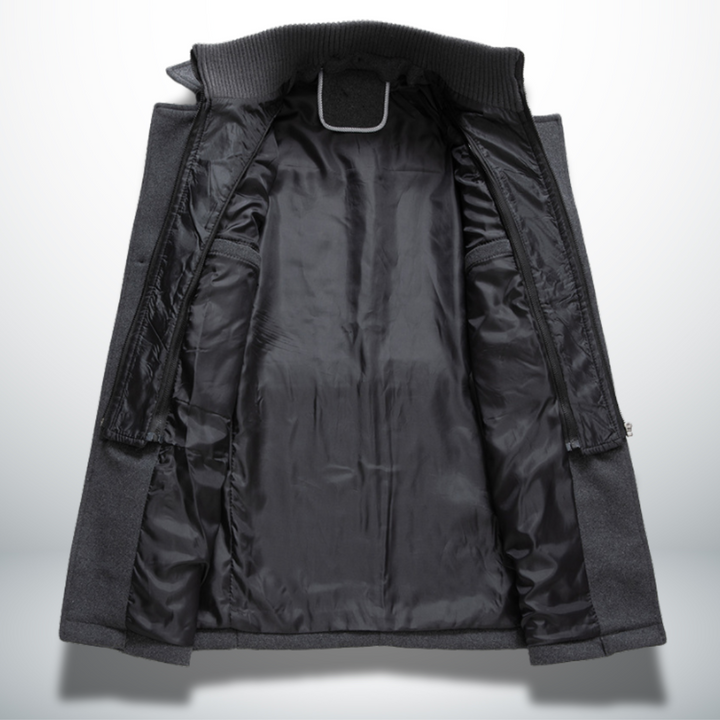 Men's Autumn Jacket, Smart-Casual Button-Front (6)