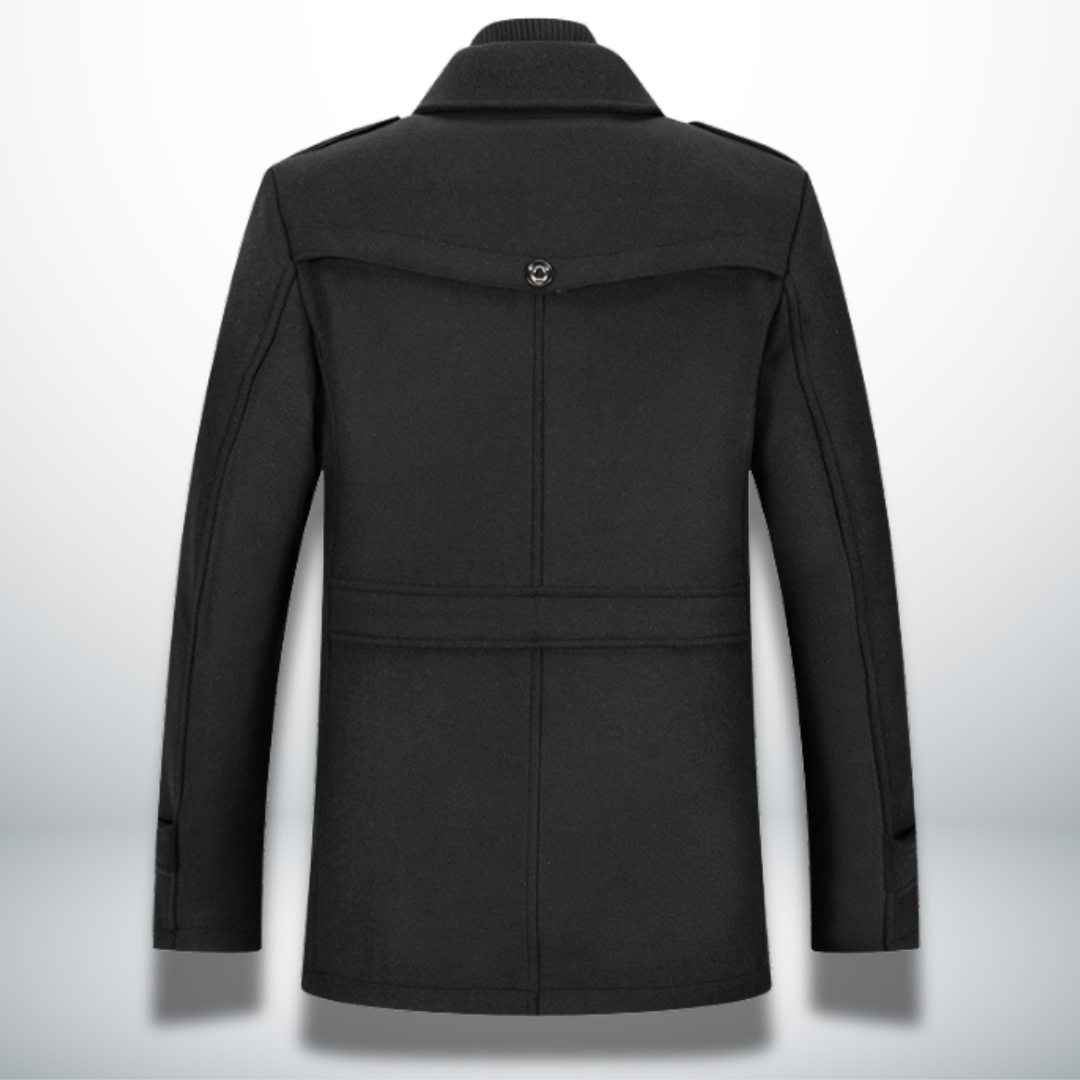 Men's Autumn Jacket, Smart-Casual Button-Front (7)
