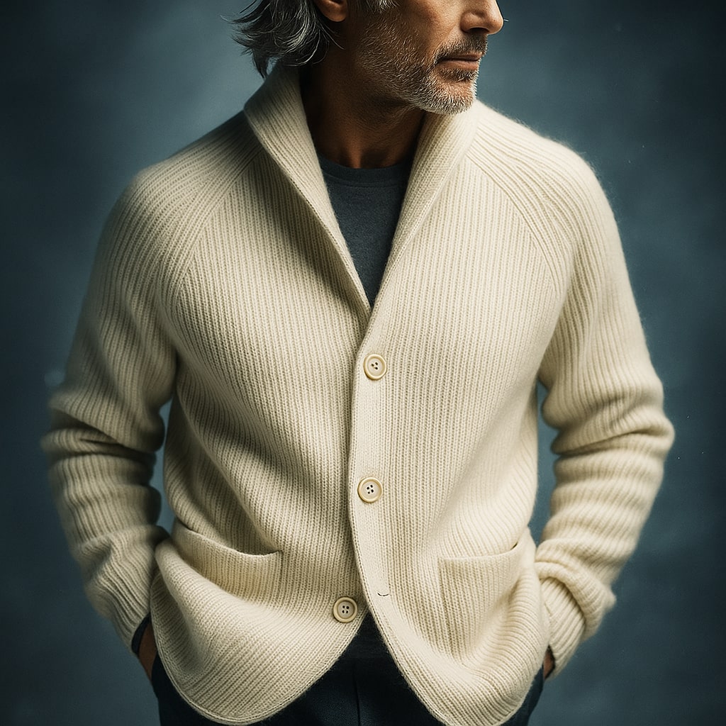 Men's Christmas Sweater Corduroy Jacket (9)