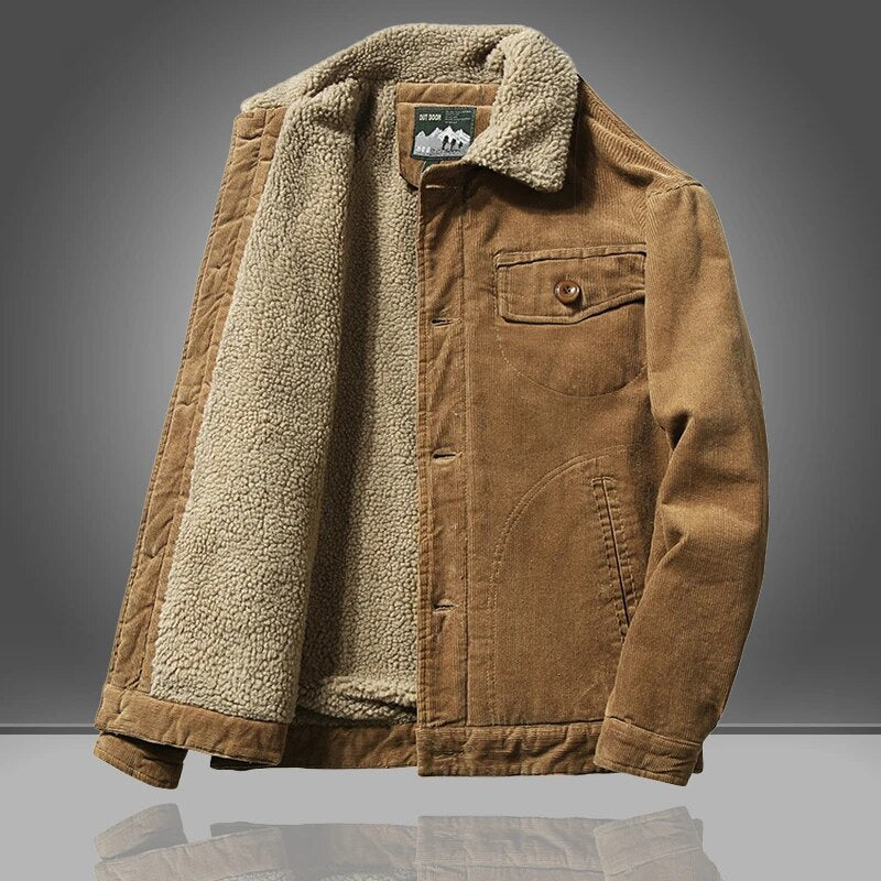 Men's Comfortable Structured Autumn Coat in Kaffe