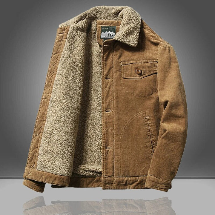 Men's Comfortable Structured Autumn Coat in Kaffe