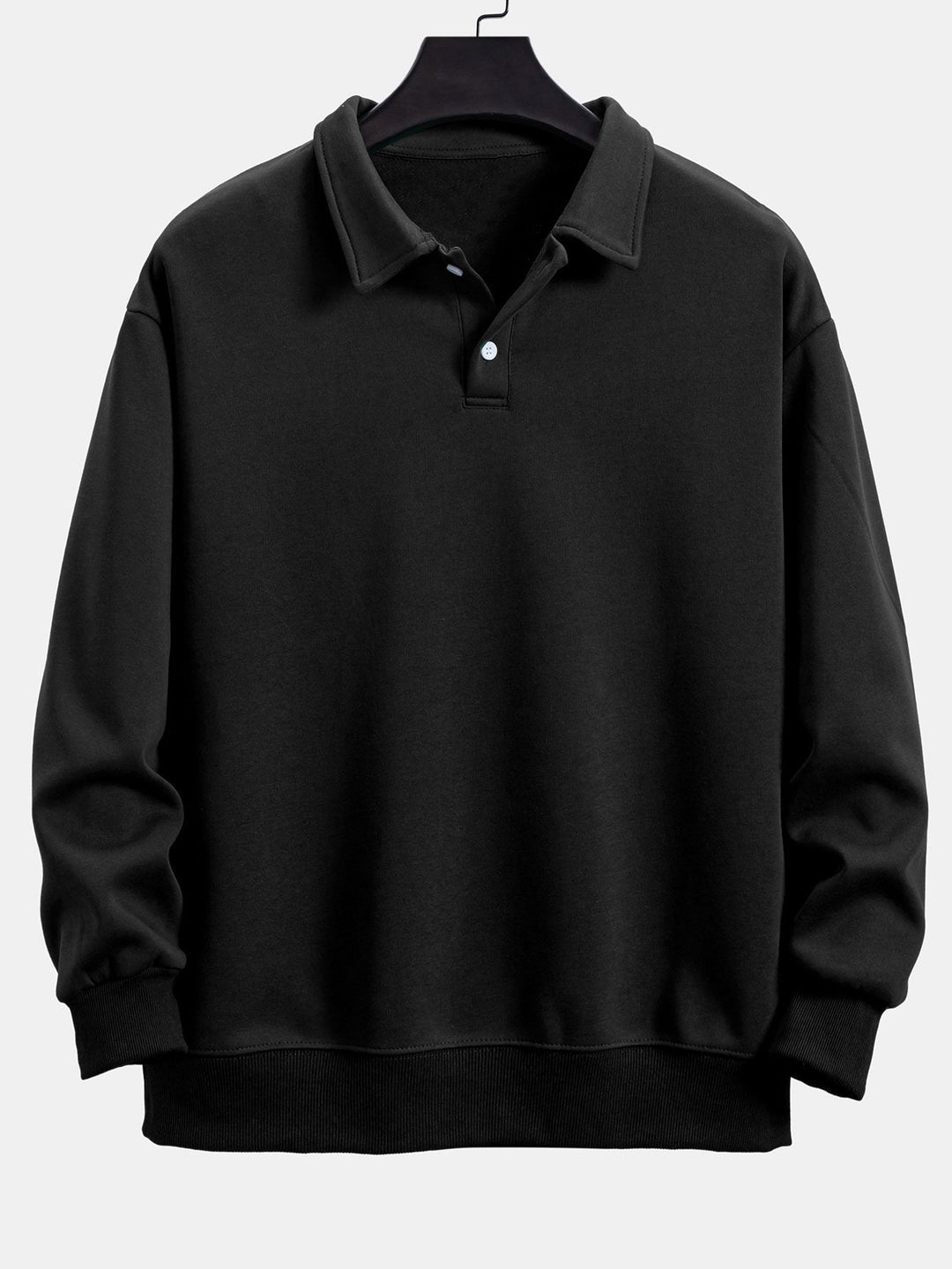 Men's Jumper Dress Code Cotton Polo in Black
