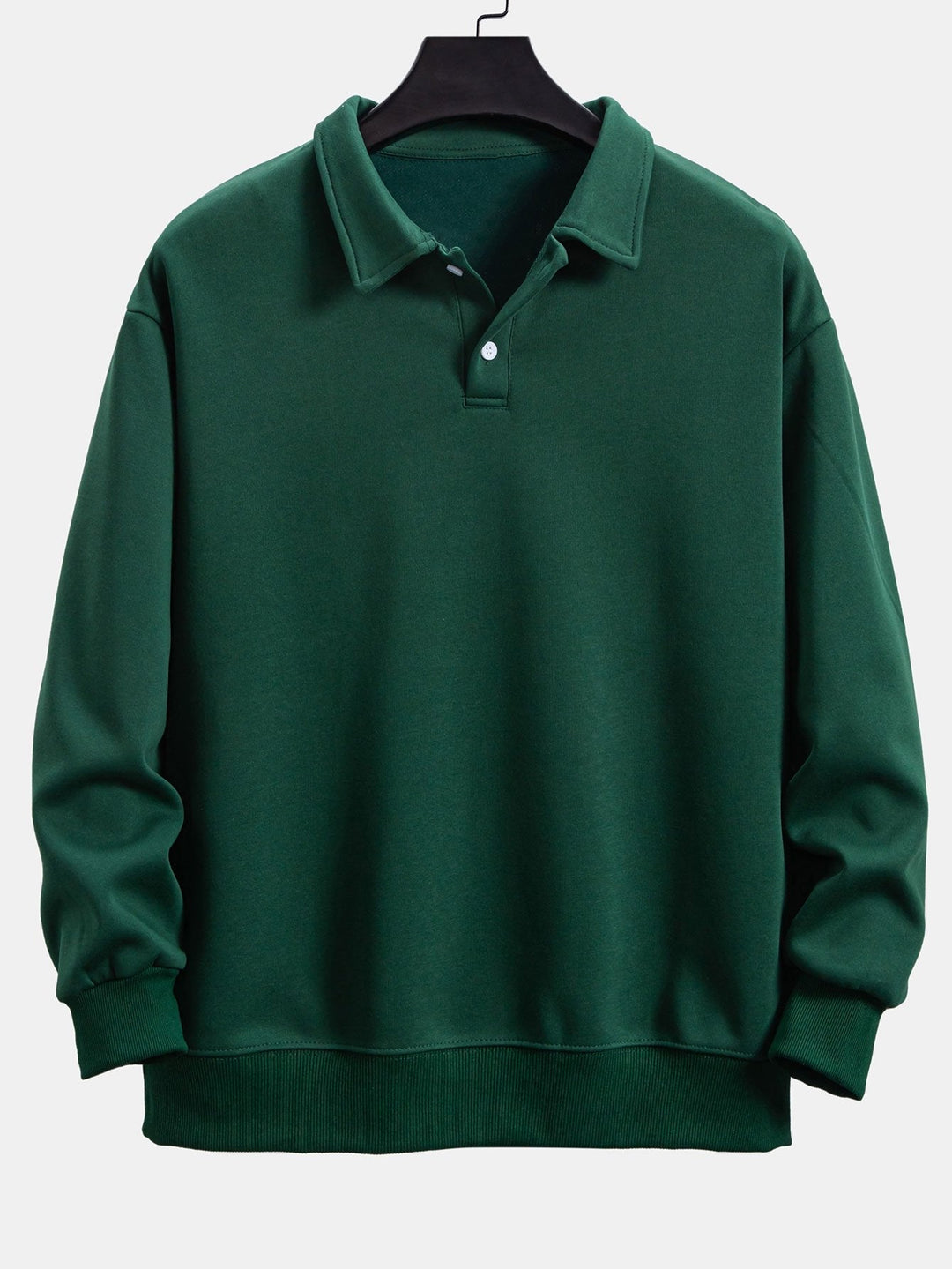 Men's Jumper Dress Code Cotton Polo in Dark Green
