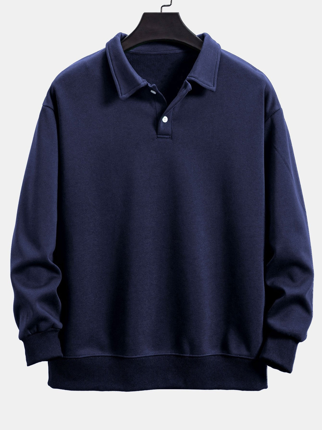 Men's Jumper Dress Code Cotton Polo in Navy Blue