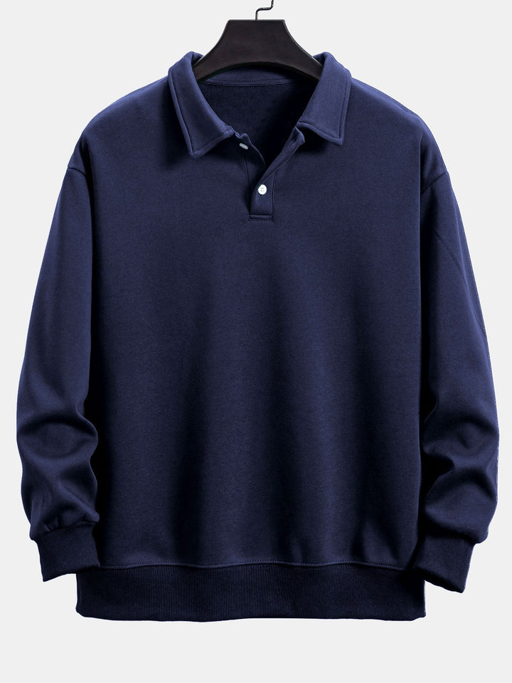 Men's Jumper Dress Code Cotton Polo in Navy Blue