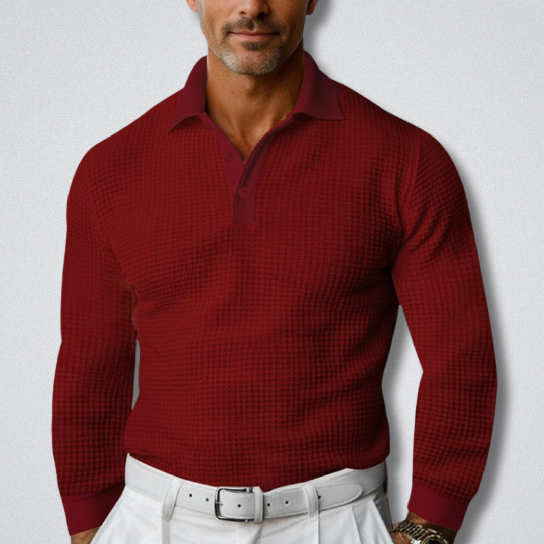 Men's Jumper for Everyday Casual Comfort in Red
