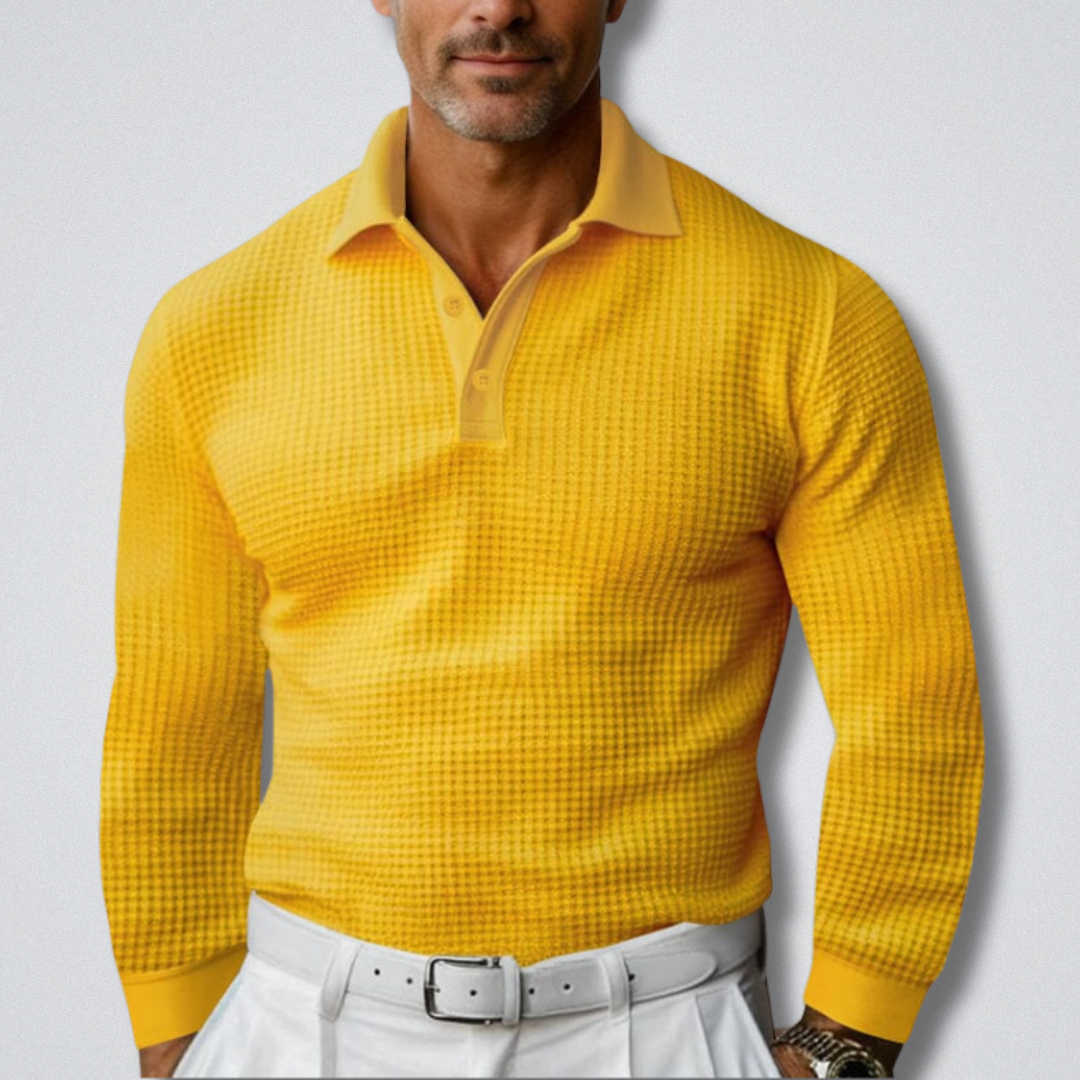 Men's Jumper for Everyday Casual Comfort in Yellow