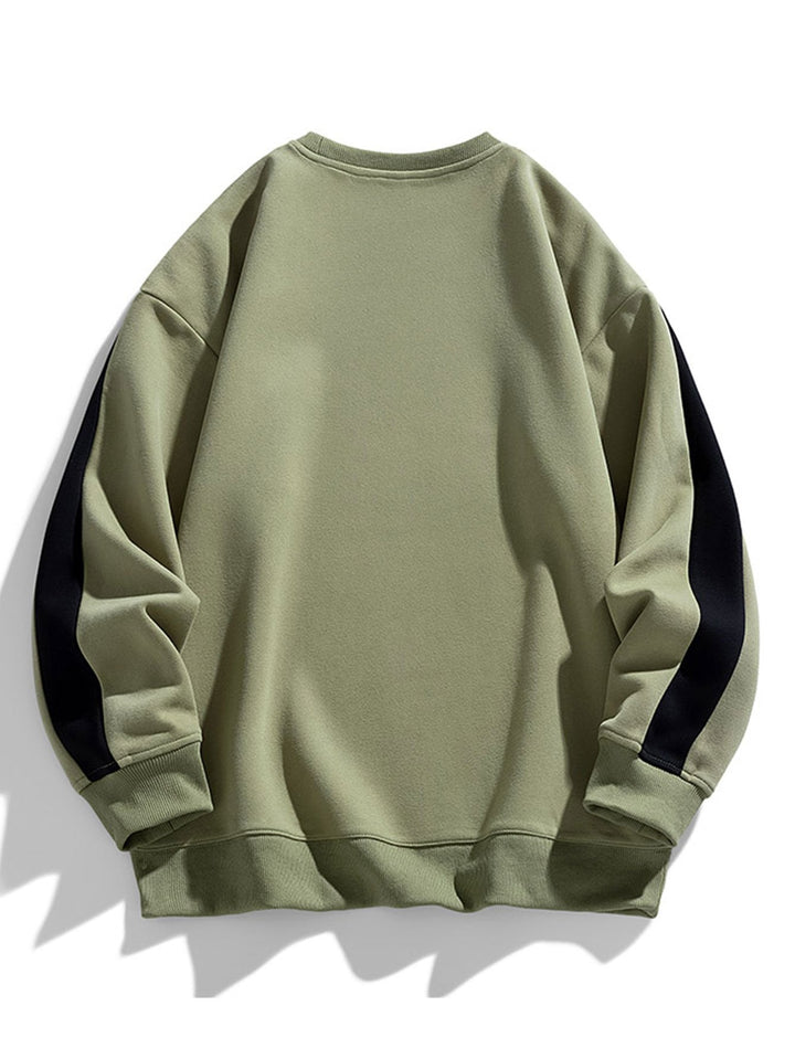 Men's Relaxed Jumper Dress with Contrast Sleeves (5)
