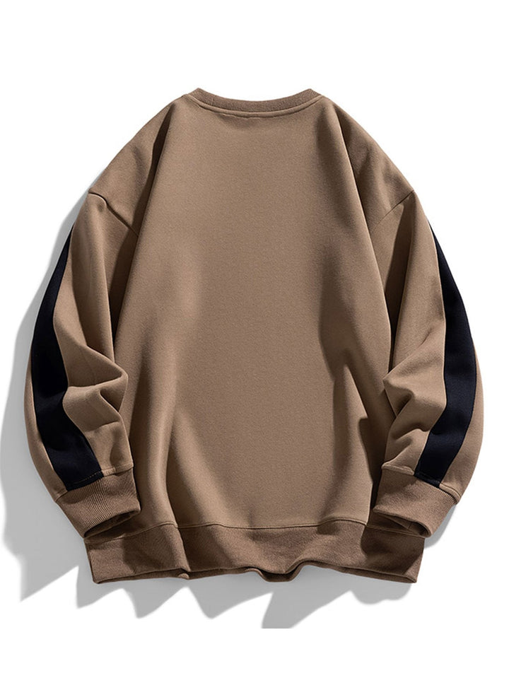 Men's Relaxed Jumper Dress with Contrast Sleeves (6)