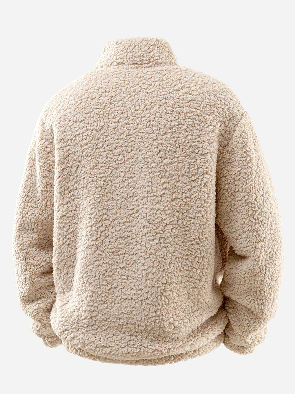 Men's Teddy Fleece Quarter-Zip Jumper for Winter (2)