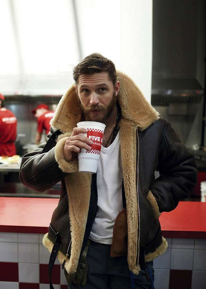 Men's Winter Jacket Classic Aviator Design (3)