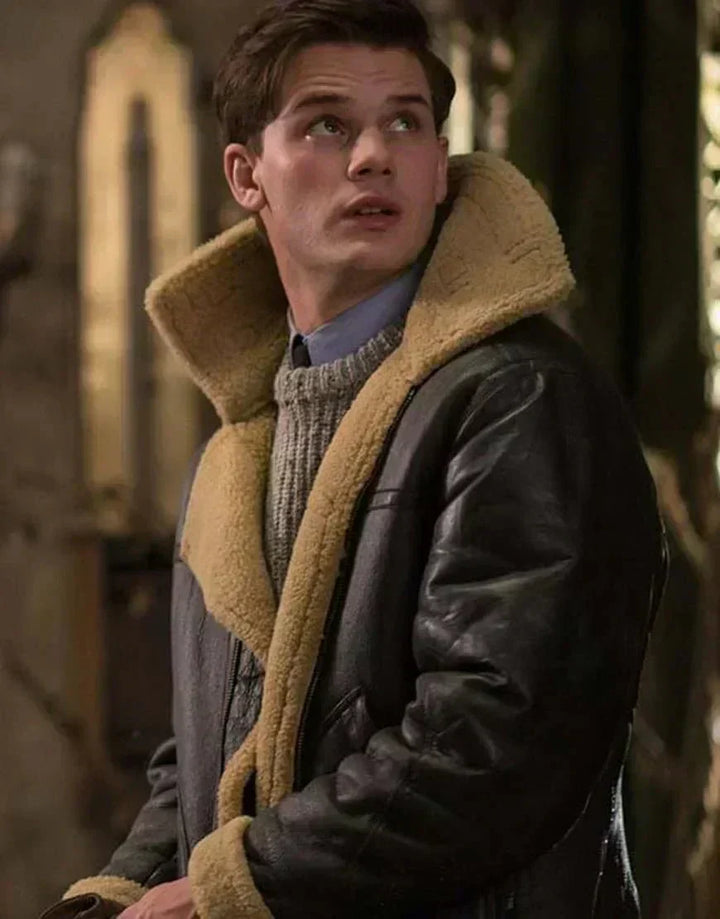 Men's Winter Jacket Classic Aviator Design (4)