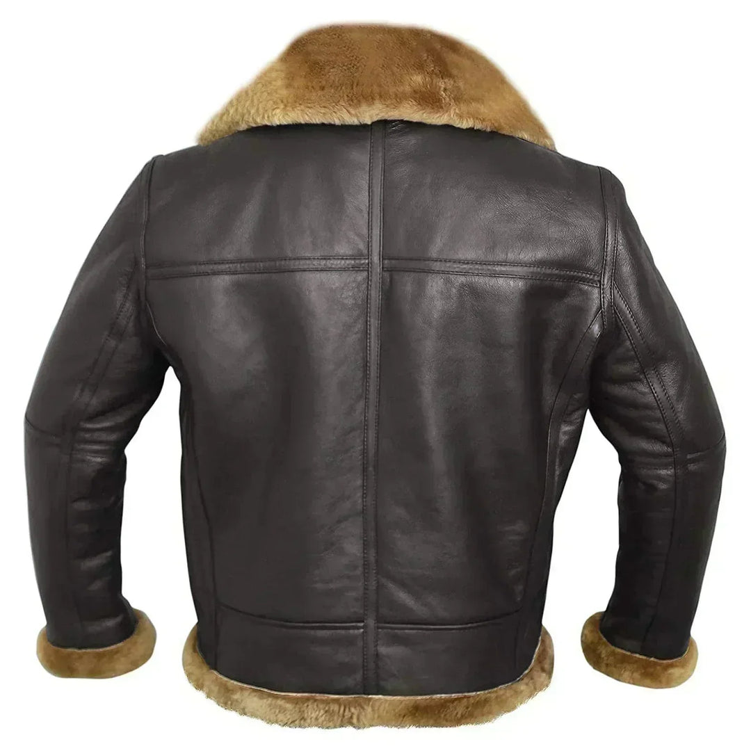 Men's Winter Jacket Classic Aviator Design (6)