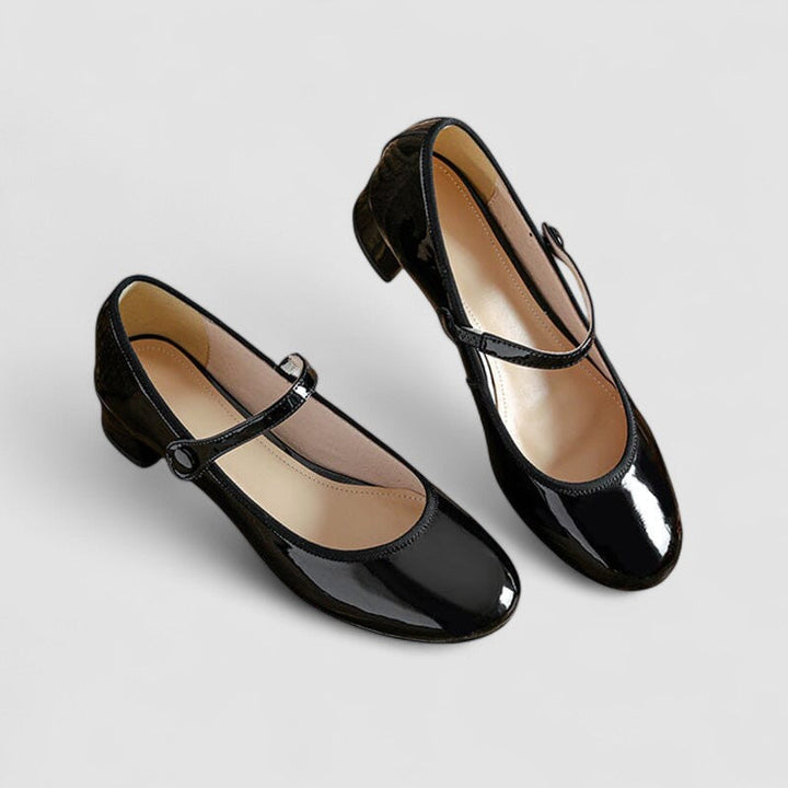 Orthopädische Mary Jane Schuhe Orthopedic w kolorze Czarny 2