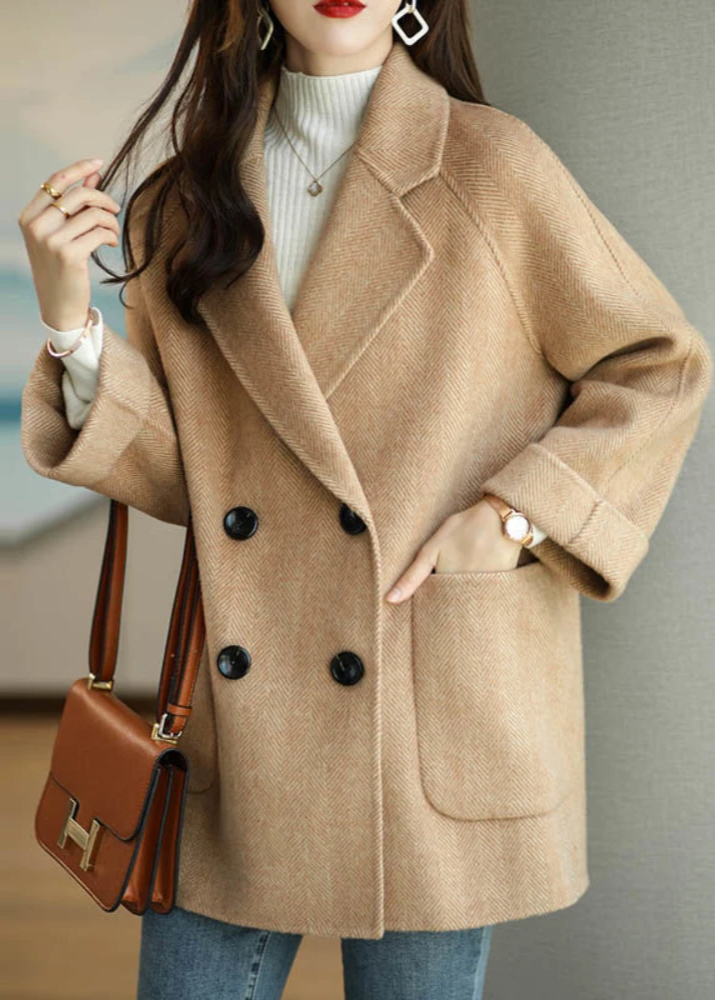 Oversized Belted Women's Coat for Autumn (7)