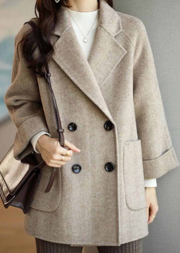 Oversized Belted Women's Coat for Autumn (9)