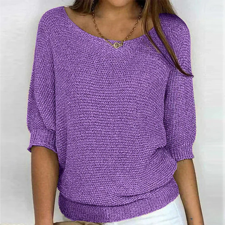 Przytulny Pullover Codzienny w kolorze Violett