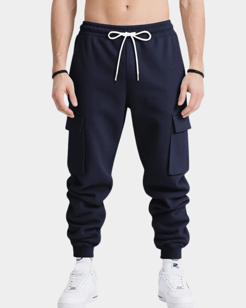 Relaxed Men's Cargo Trousers for Everyday Comfort (6)