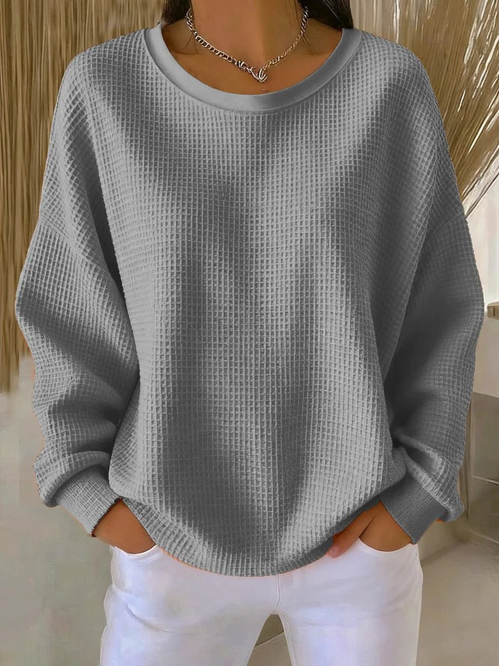 Rozkoszny Pullover w kolorze Szary