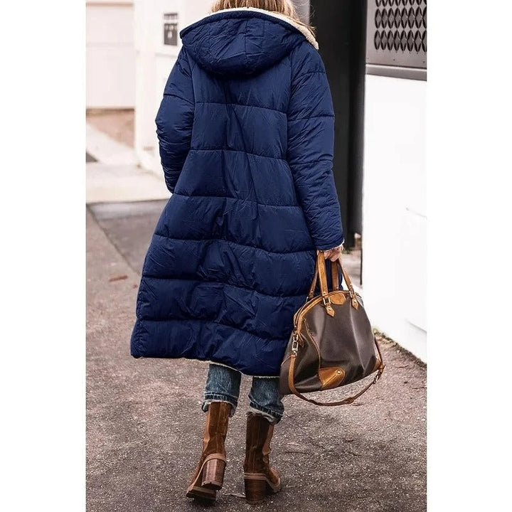 Sherpa-Lined Women's Puffer Jacket for Winter (4)