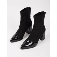 Hallie | Stretch-Fit Women's Ankle Boots with Block Heel