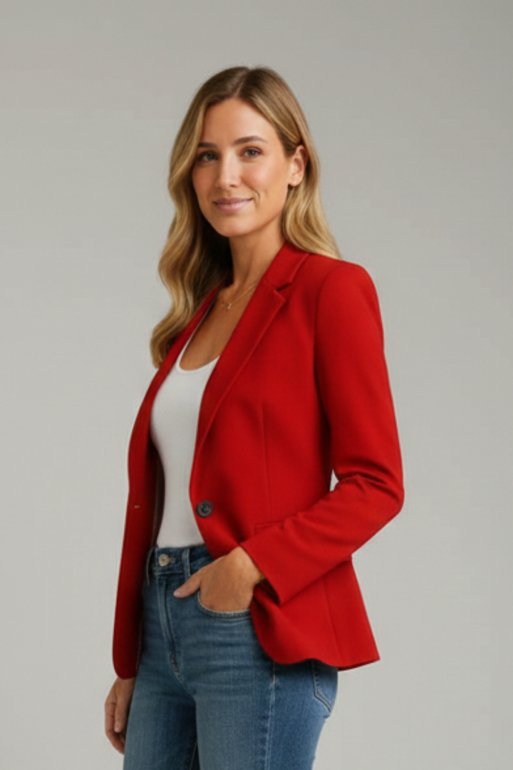 Structured Women's Winter Coat Blazer (5)